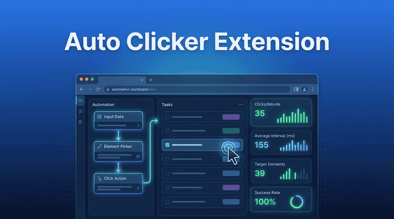 Auto clicker extension