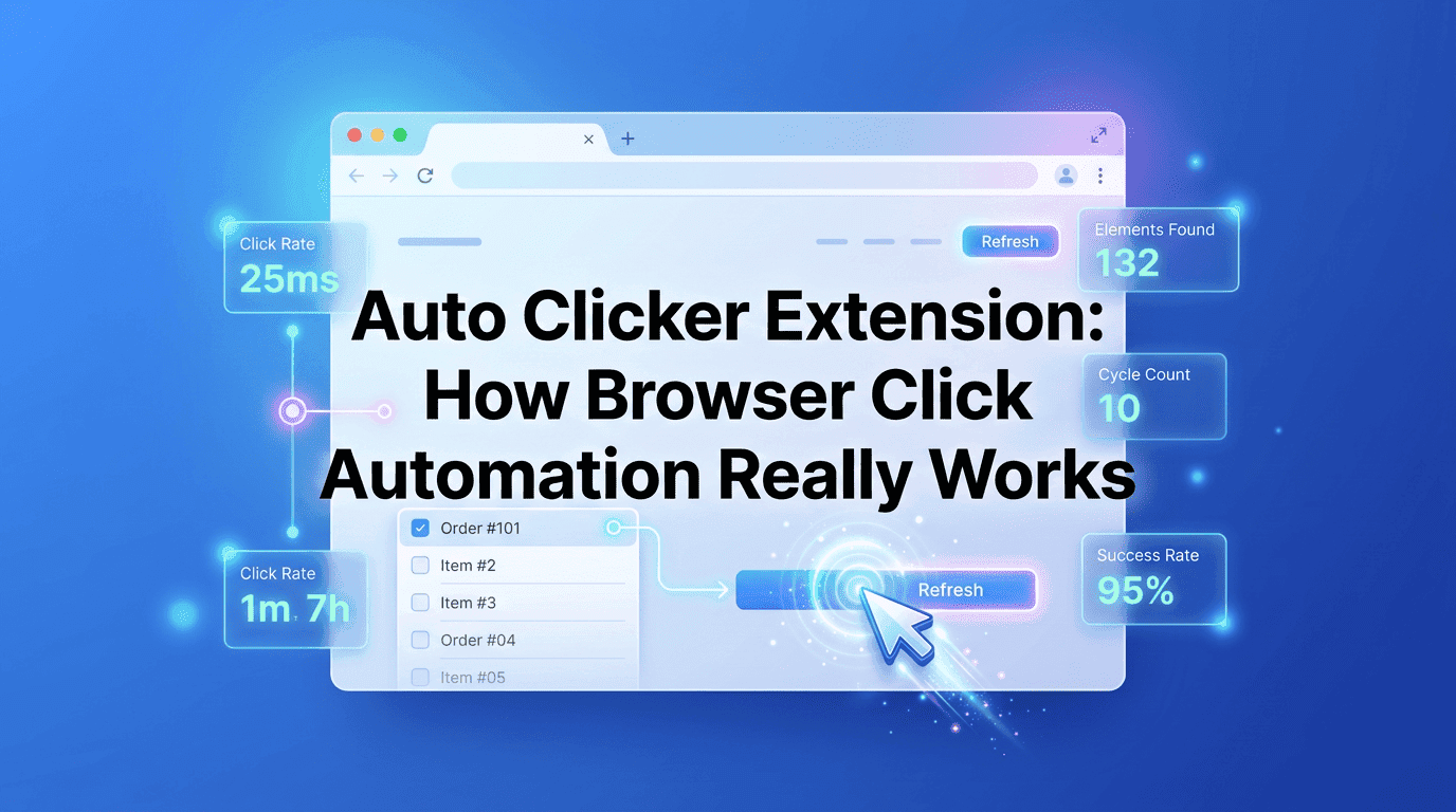 Auto clicker extension