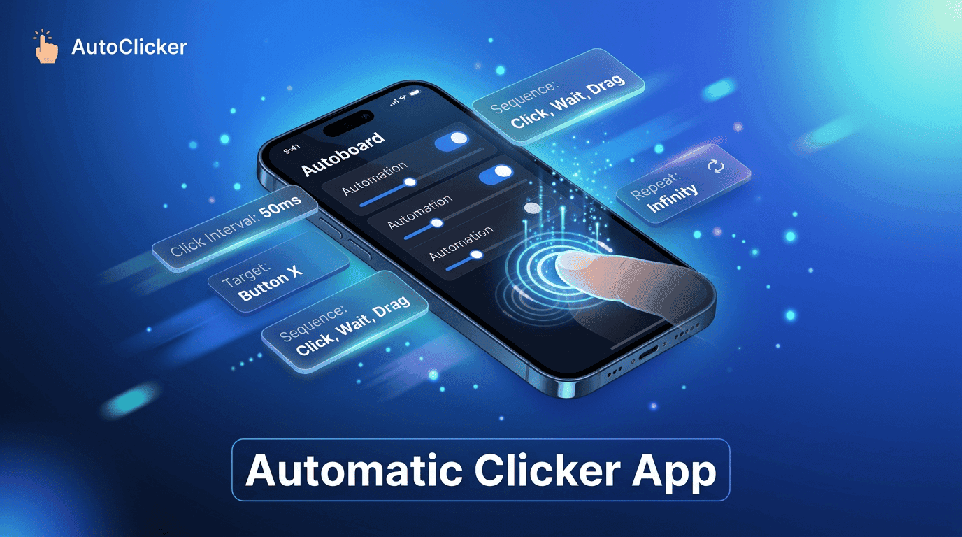 Automatic clicker app